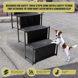 Pet Grooming Supplies: Folding Dog Car Boot Steps Ladder Lightweight Strong Pet Stairs