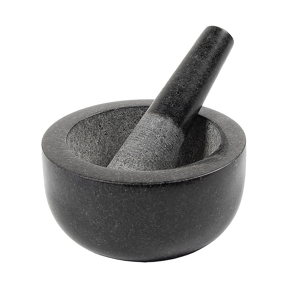 Kitchen Utensils: Large Pestle and Mortar Set Durable Granite Stone Spice & Herb Crusher