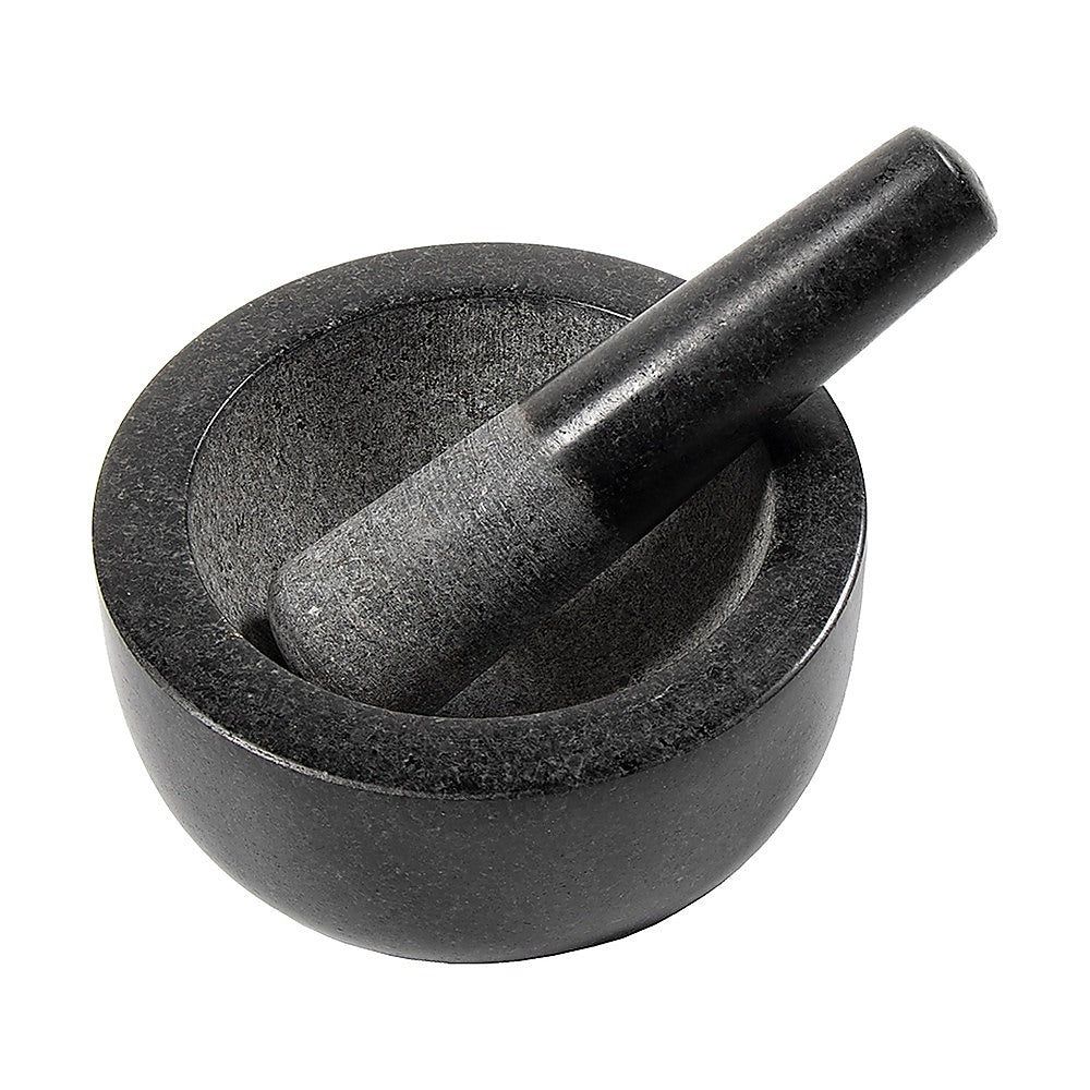 Kitchen Utensils: Large Pestle and Mortar Set Durable Granite Stone Spice & Herb Crusher