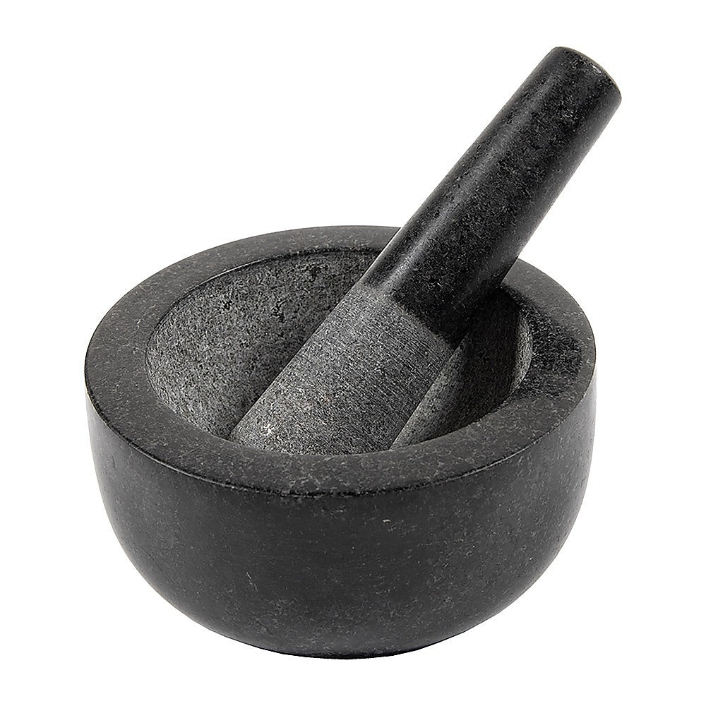 Kitchen Utensils: Large Pestle and Mortar Set Durable Granite Stone Spice & Herb Crusher