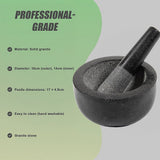 Kitchen Utensils: Large Pestle and Mortar Set Durable Granite Stone Spice & Herb Crusher