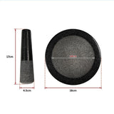 Kitchen Utensils: Large Pestle and Mortar Set Durable Granite Stone Spice & Herb Crusher