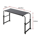 Desks: Overbed Table Work Laptop Desk with Wheels