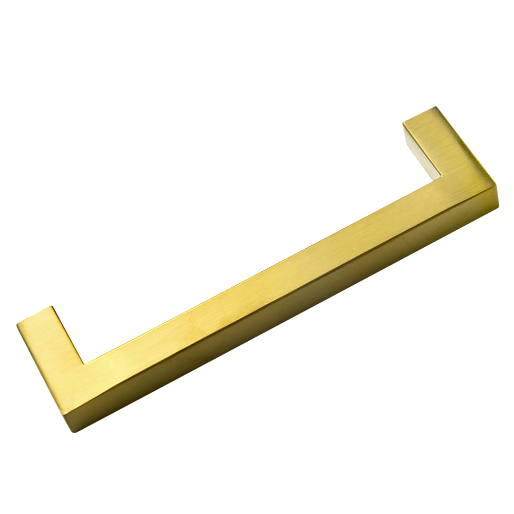 Bathroom Cabinets, Cupboards & Storage: 15x Brushed Brass Drawer Pulls Kitchen Cabinet Handles - Gold Finish 128mm