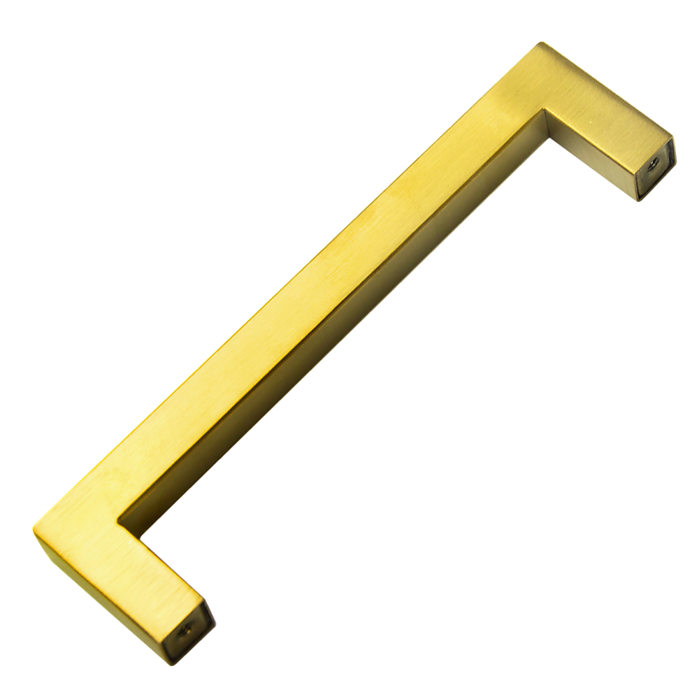 Bathroom Cabinets, Cupboards & Storage: 15x Brushed Brass Drawer Pulls Kitchen Cabinet Handles - Gold Finish 128mm