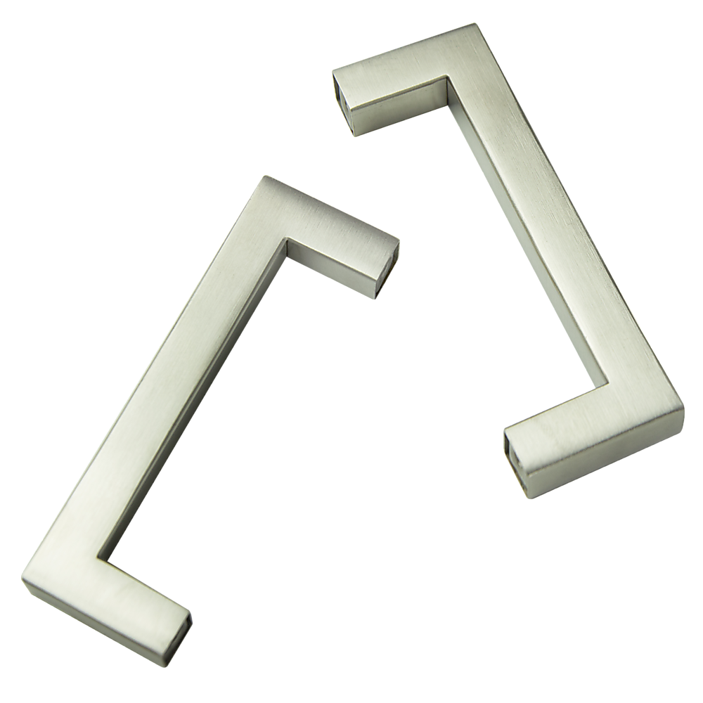 Door Hardware: Brushed Nickel Stainless Steel Kitchen Cabinet Square Drawer Pull Door Handles 15-Pack