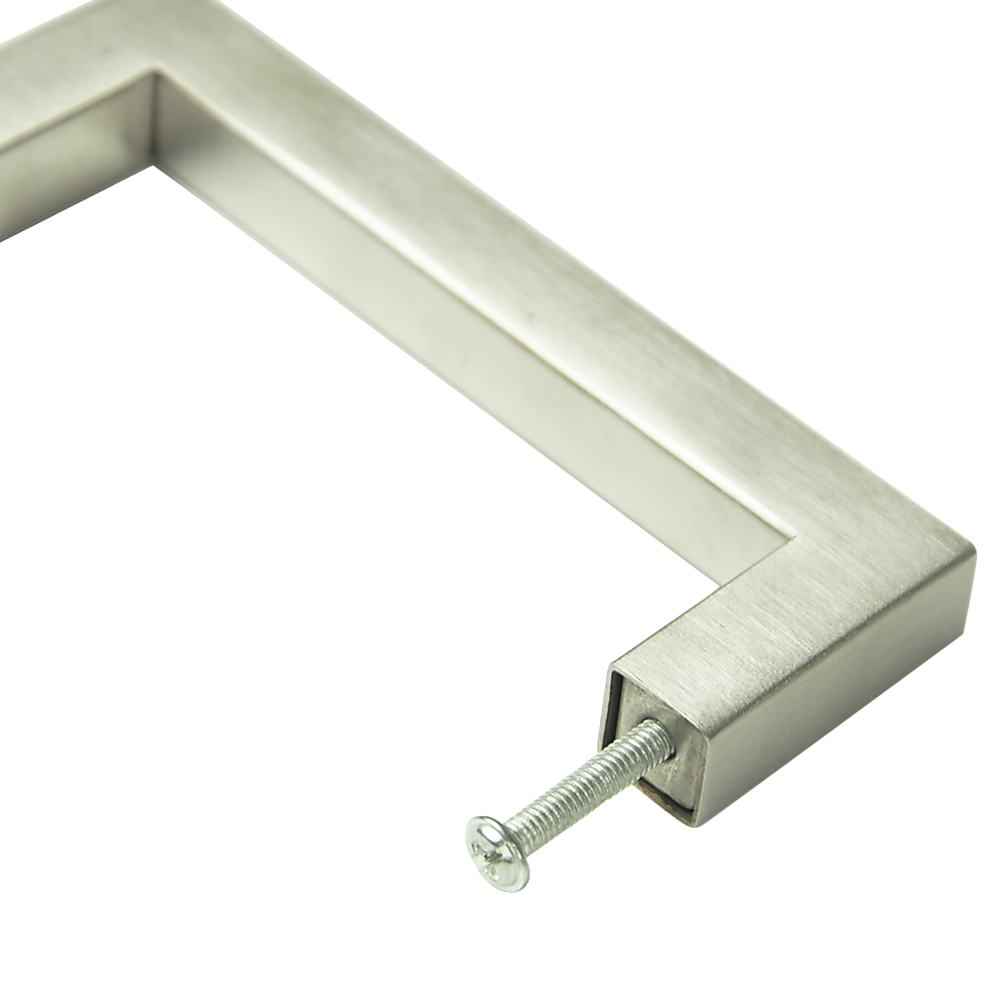 Door Hardware: Brushed Nickel Stainless Steel Kitchen Cabinet Square Drawer Pull Door Handles 15-Pack