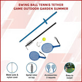 Activity Games: Swing Ball Tennis Tether Game Outdoor Garden Summer