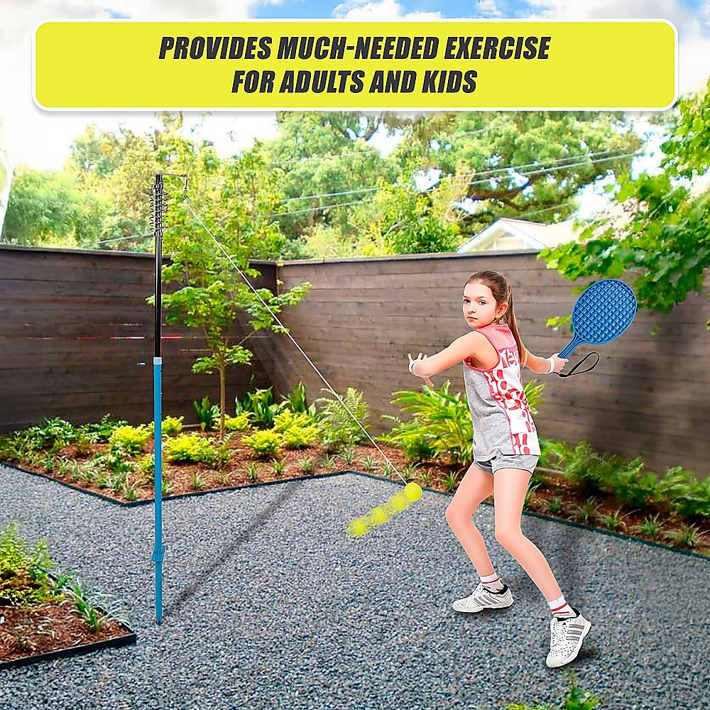 Activity Games: Swing Ball Tennis Tether Game Outdoor Garden Summer