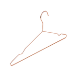 Adult 16.5" Rose Gold Shiny Metal Wire Coat Suit Top Clothes Hangers (60pc per set)