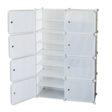 Sofas & Sofa Beds: White Cube DIY Shoe Cabinet Rack Storage Portable Stackable Organiser Stand