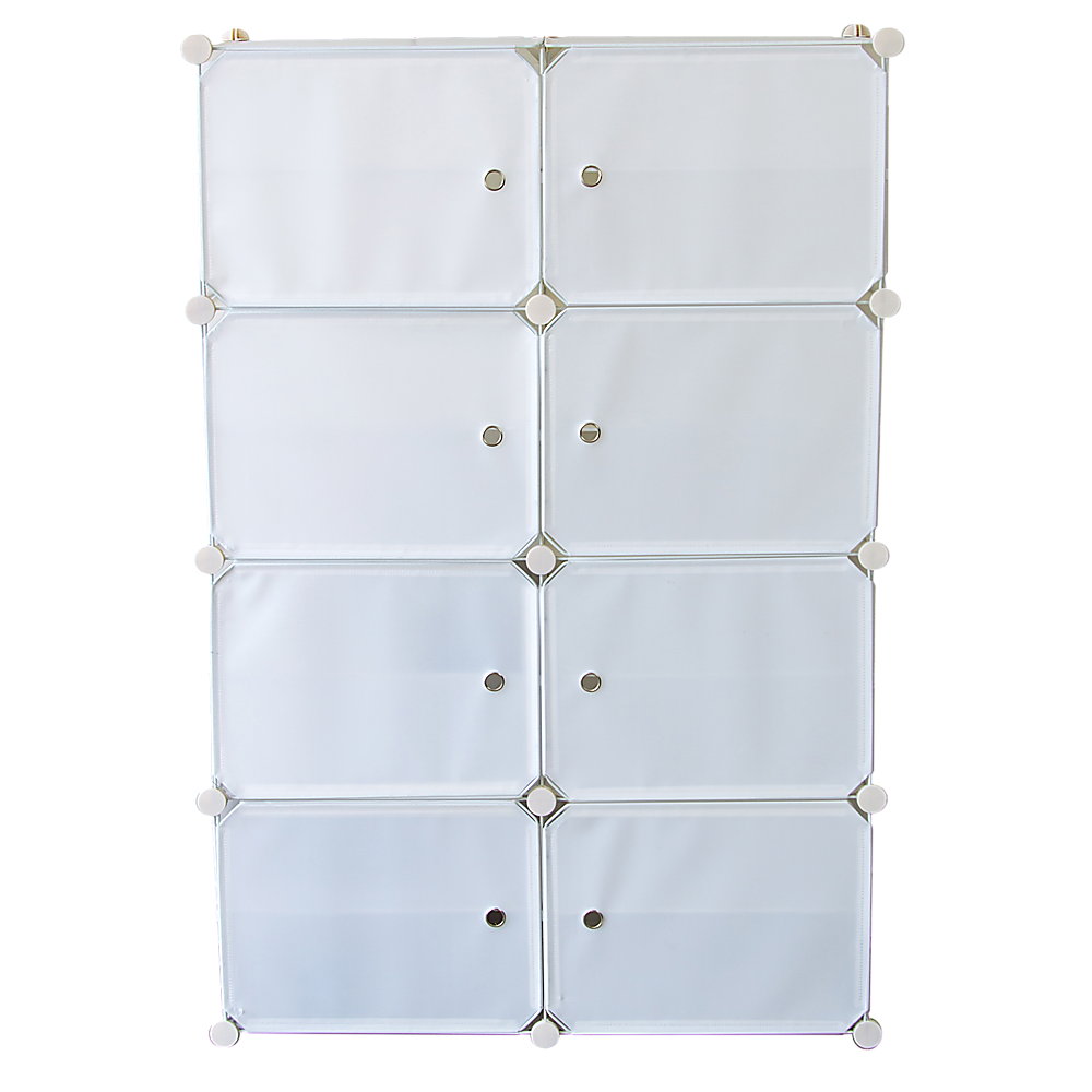 Sofas & Sofa Beds: White Cube DIY Shoe Cabinet Rack Storage Portable Stackable Organiser Stand