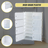 Sofas & Sofa Beds: White Cube DIY Shoe Cabinet Rack Storage Portable Stackable Organiser Stand