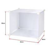 Sofas & Sofa Beds: White Cube DIY Shoe Cabinet Rack Storage Portable Stackable Organiser Stand