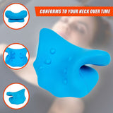 Pillows: Neck Traction Pillow Rest Cloud Support Neck Stretcher