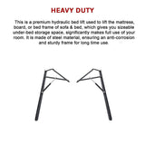 60" Bed Lift Hydraulic Mechanisms Kits For Space Saving Bed or Sofa Bed