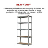 1.8M Warehouse Shelving Racking Steel Pallet Garage Shelves Metal Storage Rack