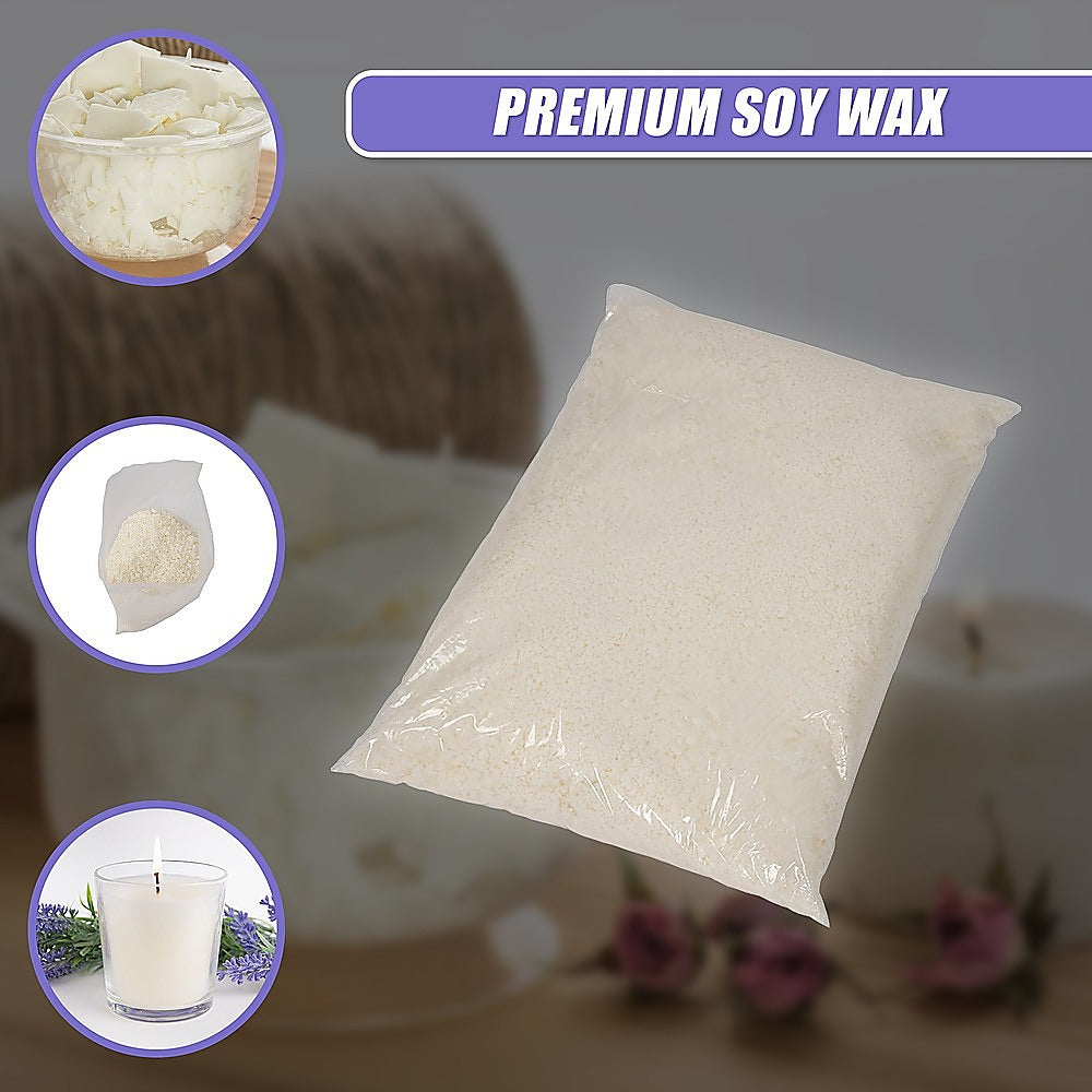 Arts & Crafts: Natural Soy Wax Candle Making Supplies Crafts [ 5kg ]