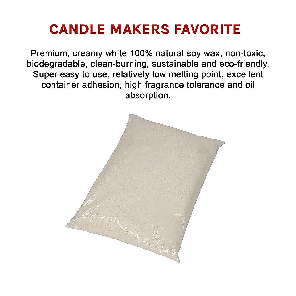 Arts & Crafts: Natural Soy Wax Candle Making Supplies Crafts [ 5kg ]