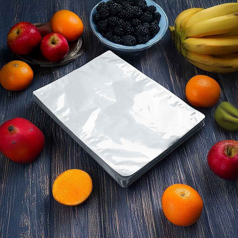 Storage Boxes: 100x Food Vacuum Bags Pouch Foil Aluminum Storage Bags Heat Seal 30x40cm