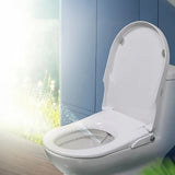 Kitchen & Bathroom DIY: Non Electric Bidet Toilet Seat W/ Cover Bathroom Spray Water Wash