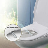 Kitchen & Bathroom DIY: Non Electric Bidet Toilet Seat W/ Cover Bathroom Spray Water Wash