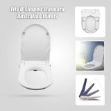 Kitchen & Bathroom DIY: Non Electric Bidet Toilet Seat W/ Cover Bathroom Spray Water Wash