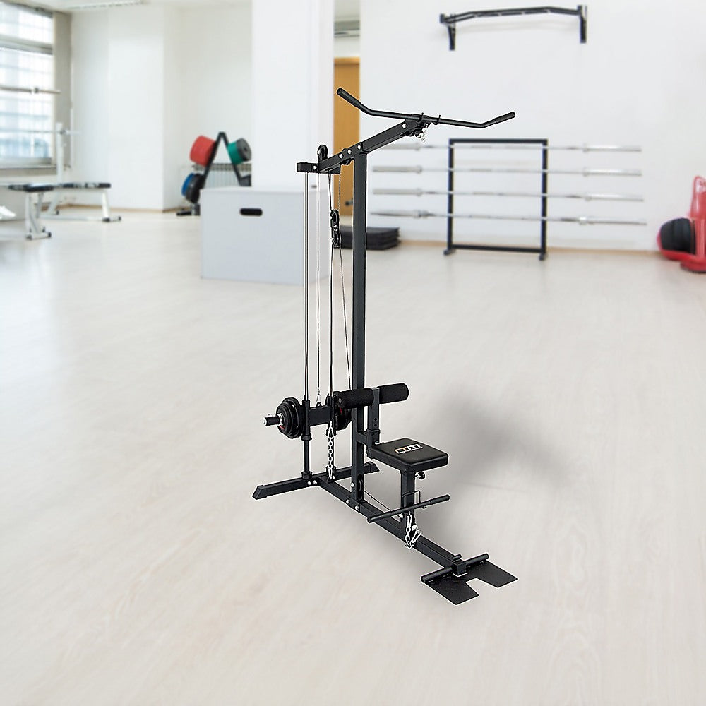 Gym Equipment & Accessories: Lat PullDown Low Row Fitness Machine