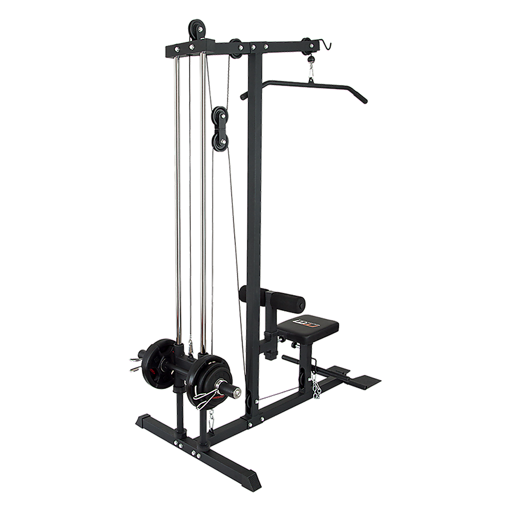 Gym Equipment & Accessories: Lat PullDown Low Row Fitness Machine
