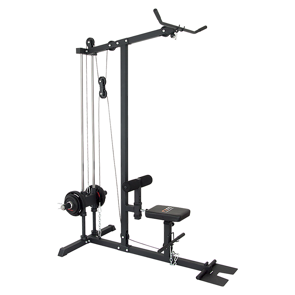 Gym Equipment & Accessories: Lat PullDown Low Row Fitness Machine