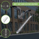 20x 50cm Bird Spike S304 wire Spikes Eaves Pigeon Gull Starling 10M