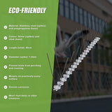 20x 50cm Bird Spike S304 wire Spikes Eaves Pigeon Gull Starling 10M