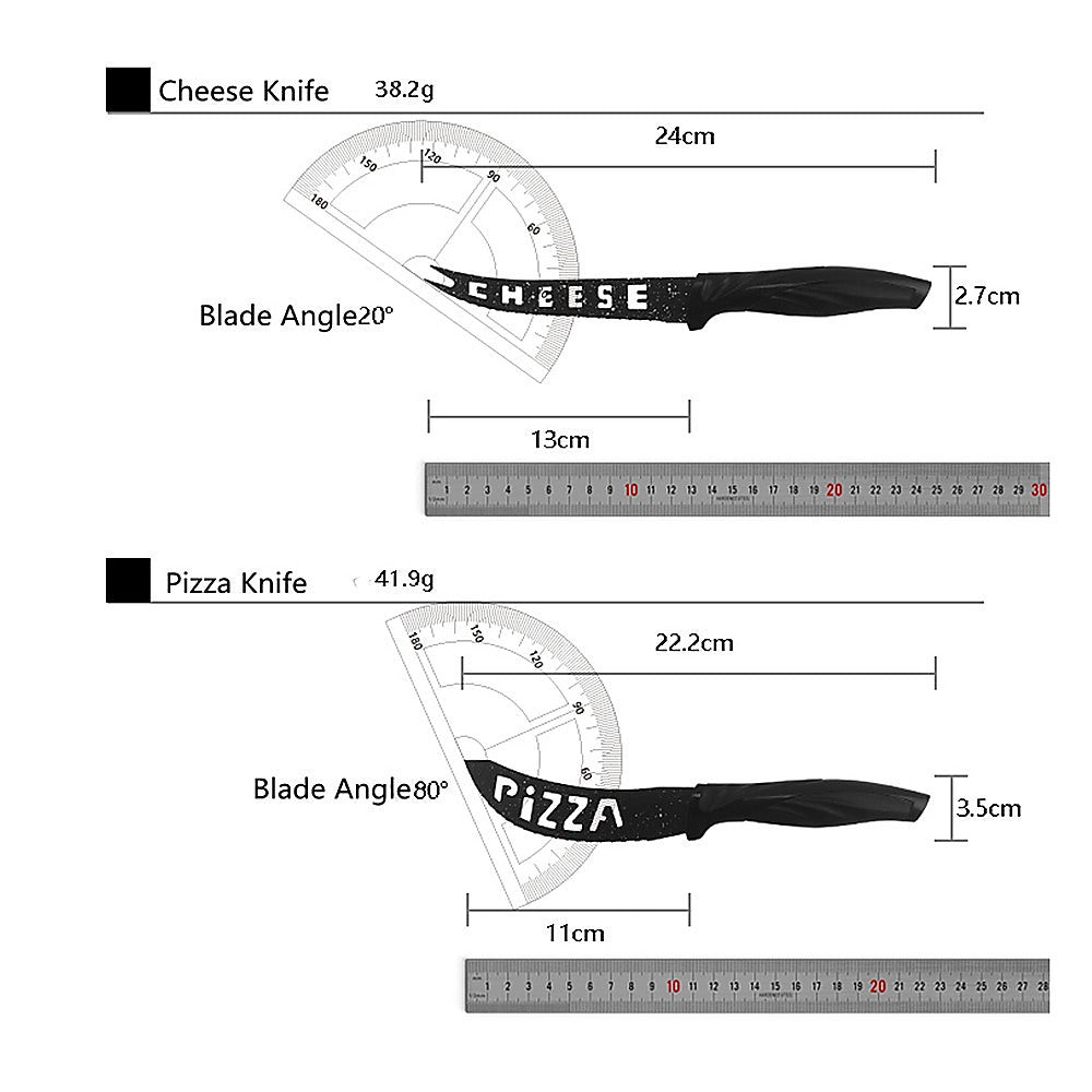 Kitchen Utensils: Kitchen 17 Piece Knife Set with Block and Sharpener Chef Knives
