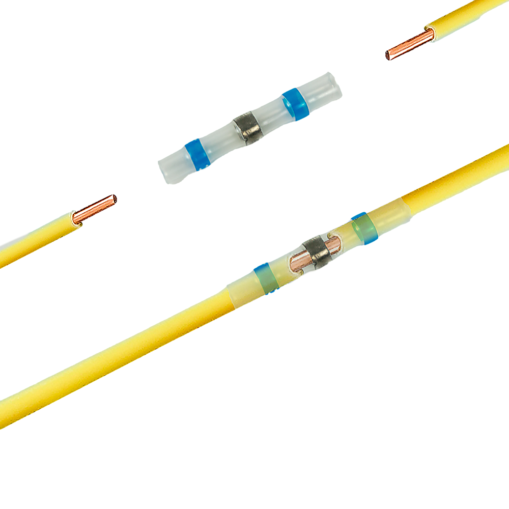 Masonry Tools: 250PCS Waterproof Solder Seal Sleeve Heat Shrink Butt Wire Connectors Terminals