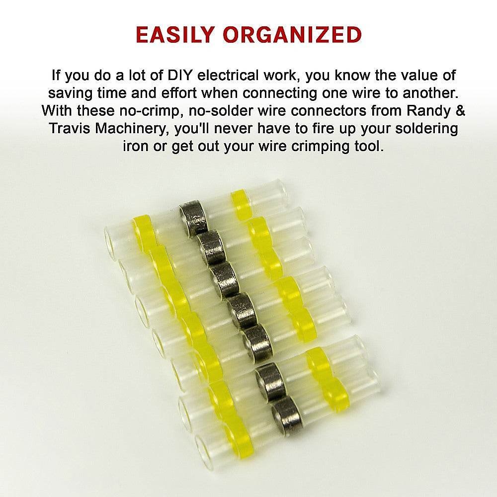 Masonry Tools: 250PCS Waterproof Solder Seal Sleeve Heat Shrink Butt Wire Connectors Terminals