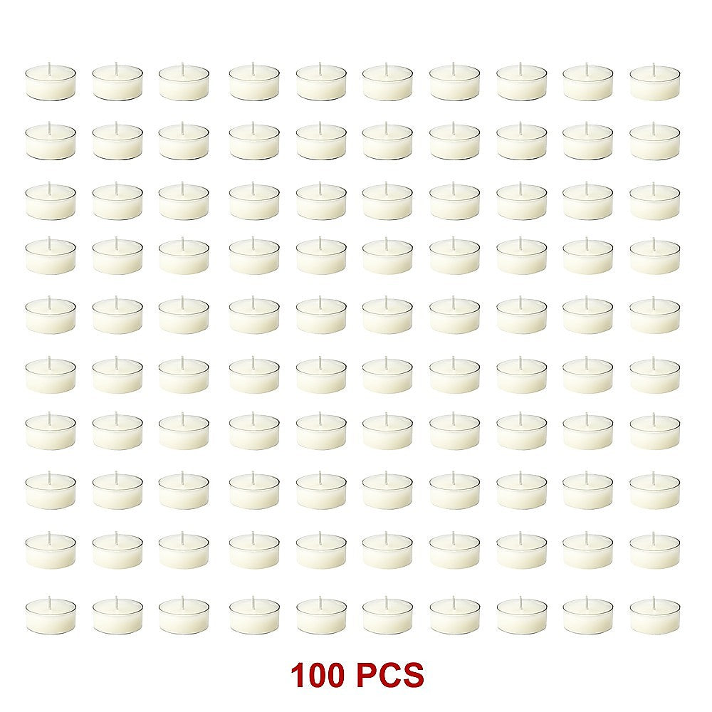 Candles & Diffusers: Bulk Buy Unscented SOY WAX Tealights, Soy Wax Tealight Candles - (100pc per set)