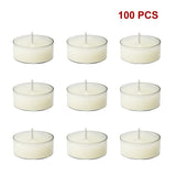 Candles & Diffusers: Bulk Buy Unscented SOY WAX Tealights, Soy Wax Tealight Candles - (100pc per set)