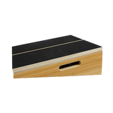 Yoga & Pilates: Wooden Slant Exercise Board With Adjustable Incline And Non-Slip Surface