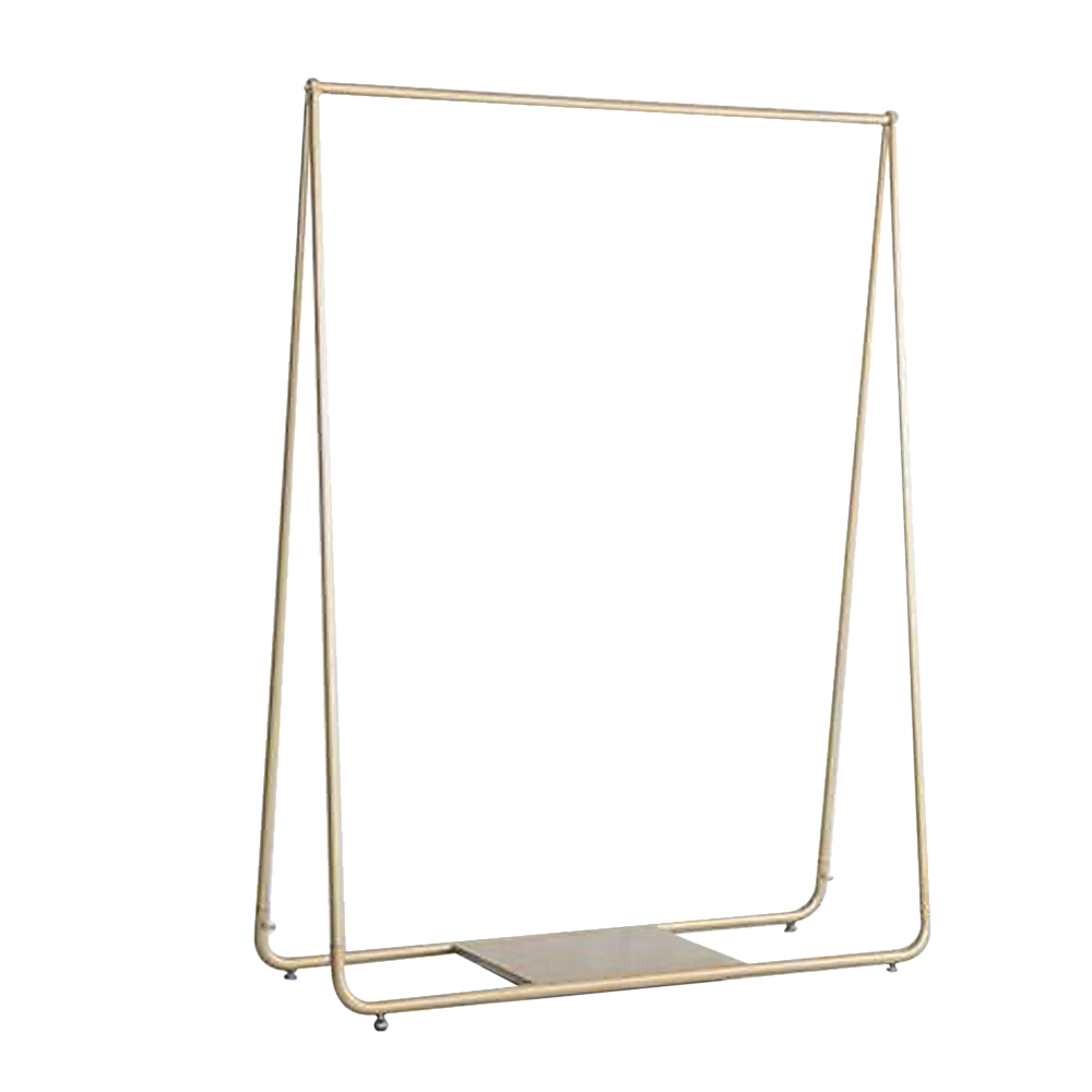 Retail: Gold Clothing Retail Shop Commercial Garment Display Rack