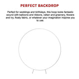 2M Wedding Hoop Round Circle Arch Backdrop Flower Display Stand Frame Background