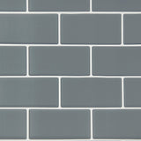 Tiles 3D Peel and Stick Wall Tile Dark Grey 10 Sheets