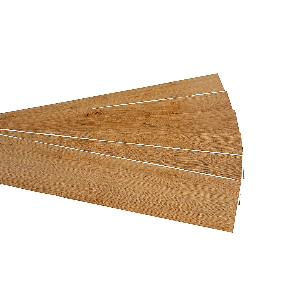 Vinyl Floor Tiles Self Adhesive Flooring Oak Look Wood Grain 16 Pack 2.3SQM