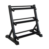 Gym Equipment & Accessories: Dumbbell Rack Storage Stand Hex Weight Heavy Duty 3 Tier Wide Home Gym Fitness