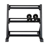 Gym Equipment & Accessories: Dumbbell Rack Storage Stand Hex Weight Heavy Duty 3 Tier Wide Home Gym Fitness