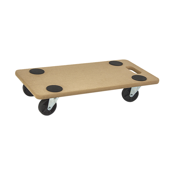 200kg Heavy Duty Hand Dolly Furniture Wooden Trolley Cart Moving Platform Mover