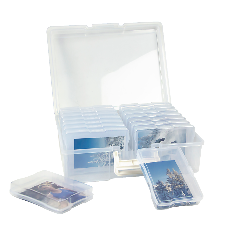 Arts & Crafts: Jumbo Photo Storage Box 1600 4x6 Picture Album Organizer Container Craft Case