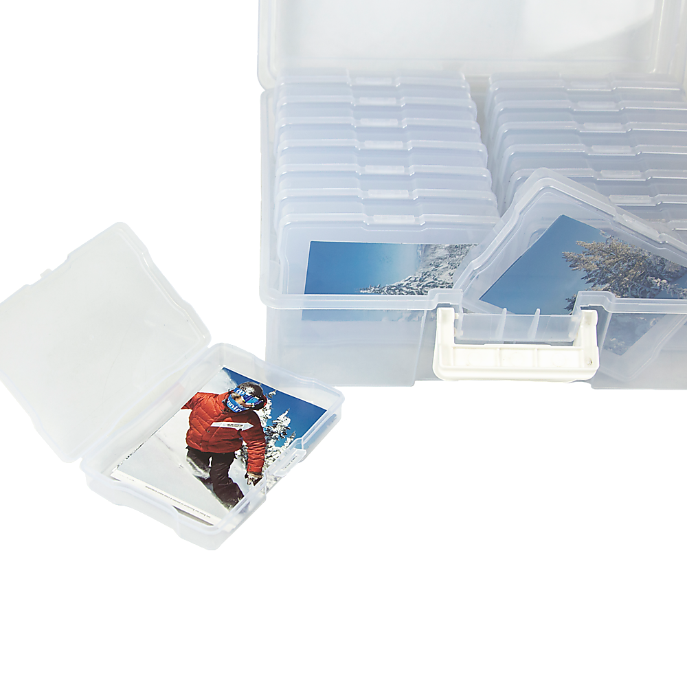Arts & Crafts: Jumbo Photo Storage Box 1600 4x6 Picture Album Organizer Container Craft Case