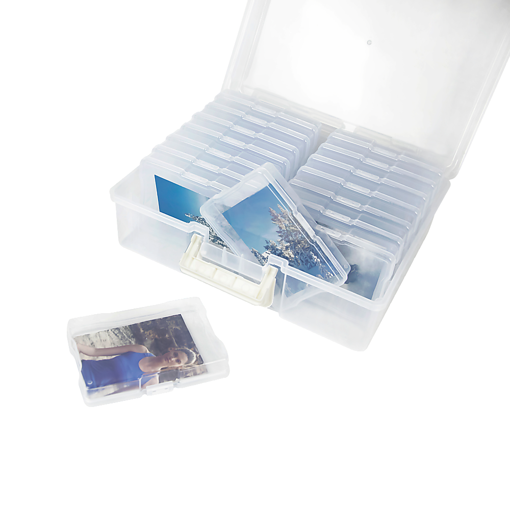 Arts & Crafts: Jumbo Photo Storage Box 1600 4x6 Picture Album Organizer Container Craft Case
