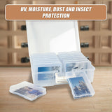 Arts & Crafts: Jumbo Photo Storage Box 1600 4x6 Picture Album Organizer Container Craft Case