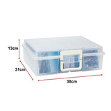 Arts & Crafts: Jumbo Photo Storage Box 1600 4x6 Picture Album Organizer Container Craft Case